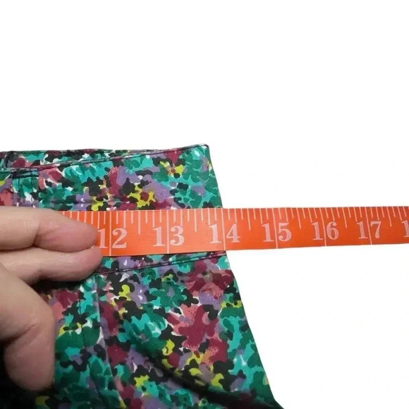 Y2K Floral Micro Mini Skirt Sz‎ S Coquette Cottagecore Preppy Vibes - Picture 4 of 14